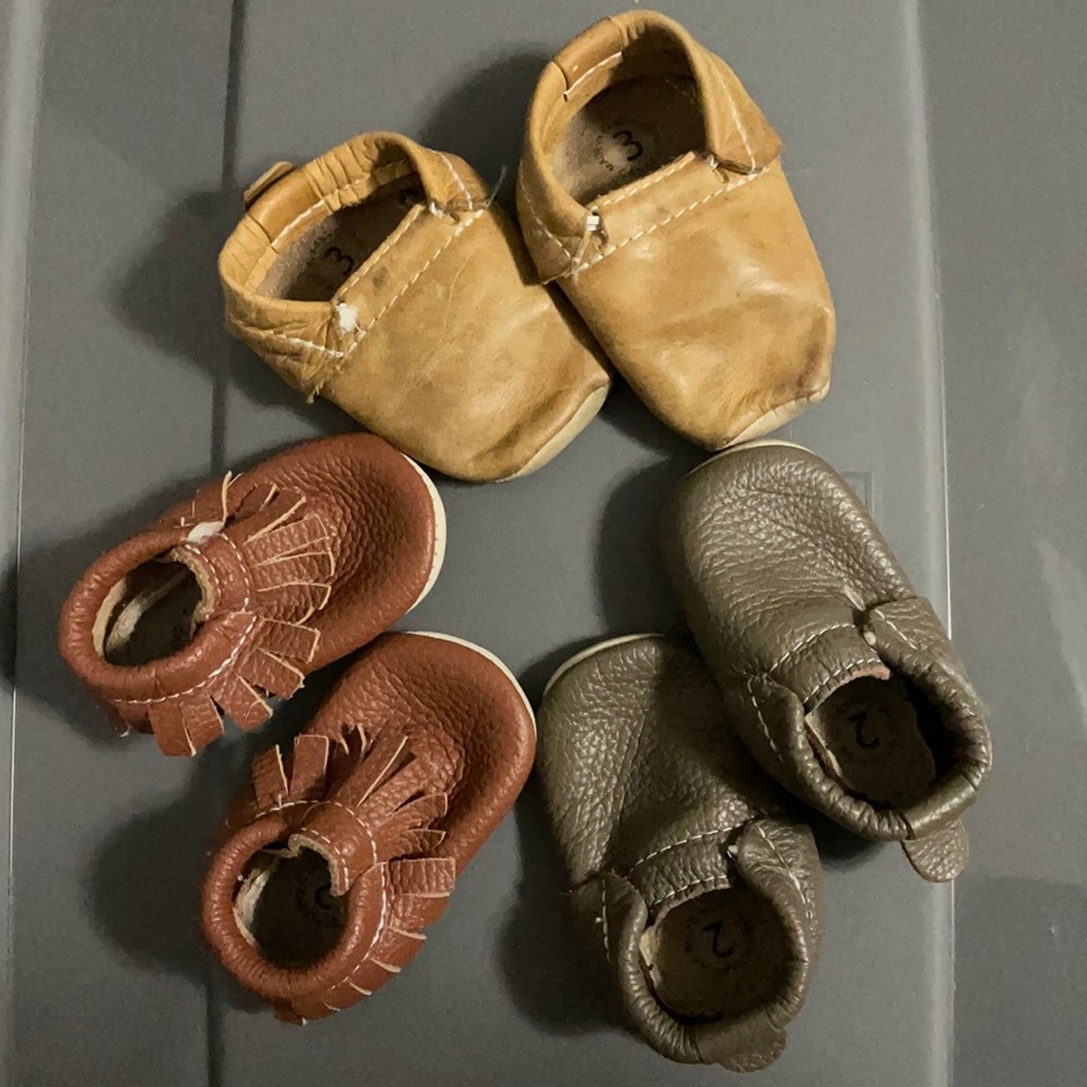 minimoc / hey folks baby moccasins bundle